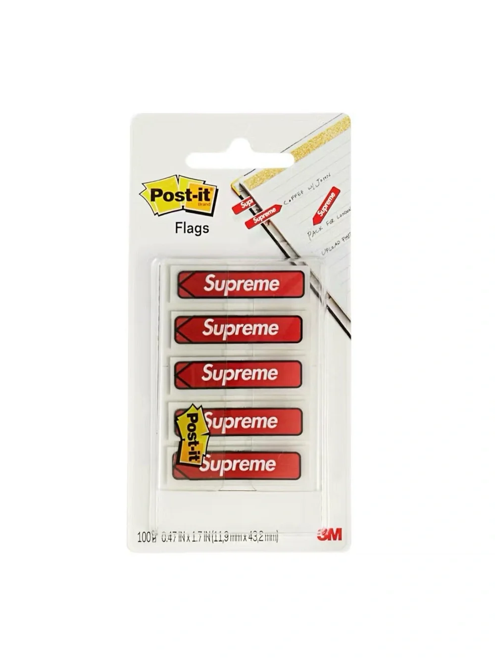 Supreme x Post-it Flags (FW19)